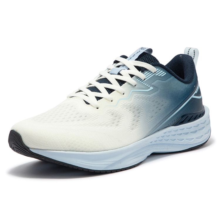 361° Flying Fish 3.0 Cushioning Slip Resistant Abrasion Resistant Low top Casual Running Shoes Men’s White Blue