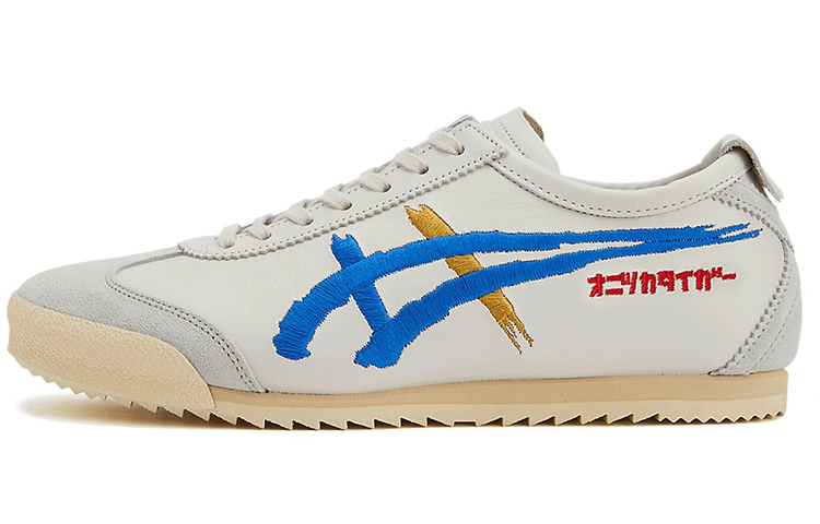 Asics Onitsuka Tiger Mexico 66 Deluxe Nm White Directoire Blue Women's