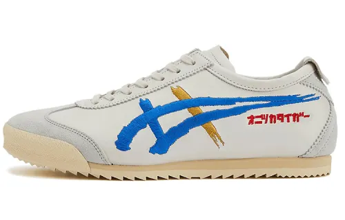Asics Onitsuka Tiger Mexico 66 Deluxe Nm White Directoire Blue Women's