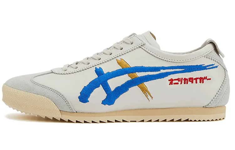 Asics Onitsuka Tiger Mexico 66 Deluxe Nm White Directoire Blue Women's