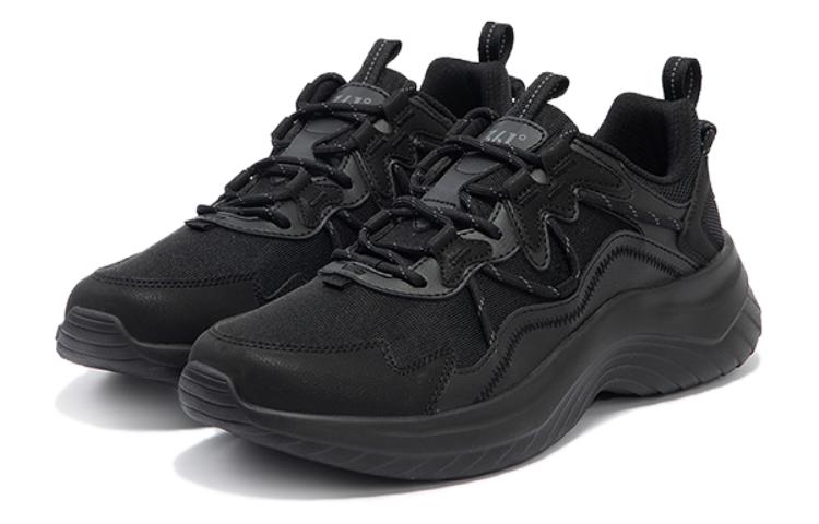 361° Mesh Cushioning Breathable Lightweight Rebound Low top Running Shoes Men’s Black