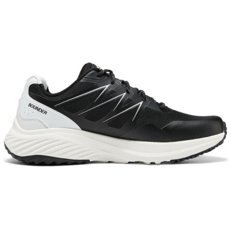 Skechers Bounder Comfortable And Breathable Low top Running Shoes Men’s Black White