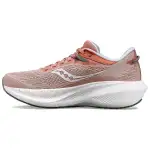 Saucony Triumph Victory 21 Comfortable Abrasion Resistant Breathable Low top Running Shoes Women's Pink White