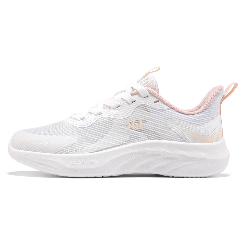 361° Abrasion Resistant Breathable Low top Casual Running Shoes Women’s White