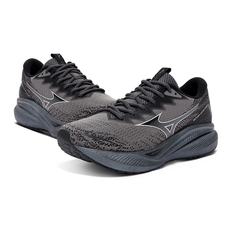Mizuno ASTRO PLUS Abrasion Resistant Low top Running Shoes Unisex Smoky Black