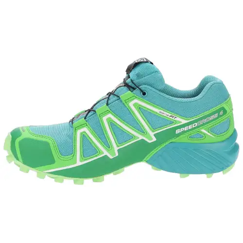 SALOMON Speedcross 4 Slip Resistant Abrasion Resistant Low top Running Shoes Women's Green