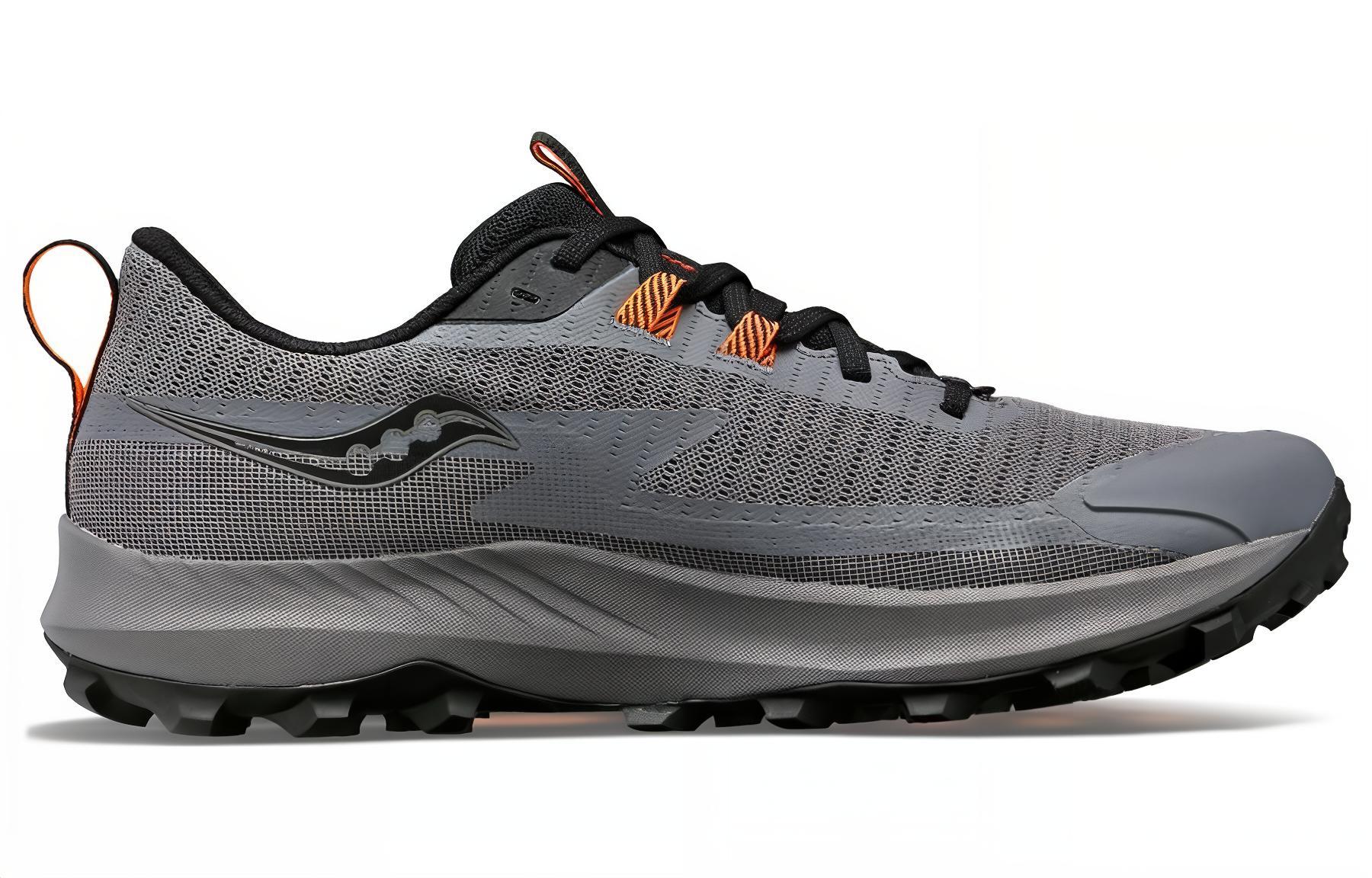 Saucony Peregrine 13 Falcon 13 Cushioning Slip Resistant Abrasion Resistant Low top Running Shoes Men’s Gray