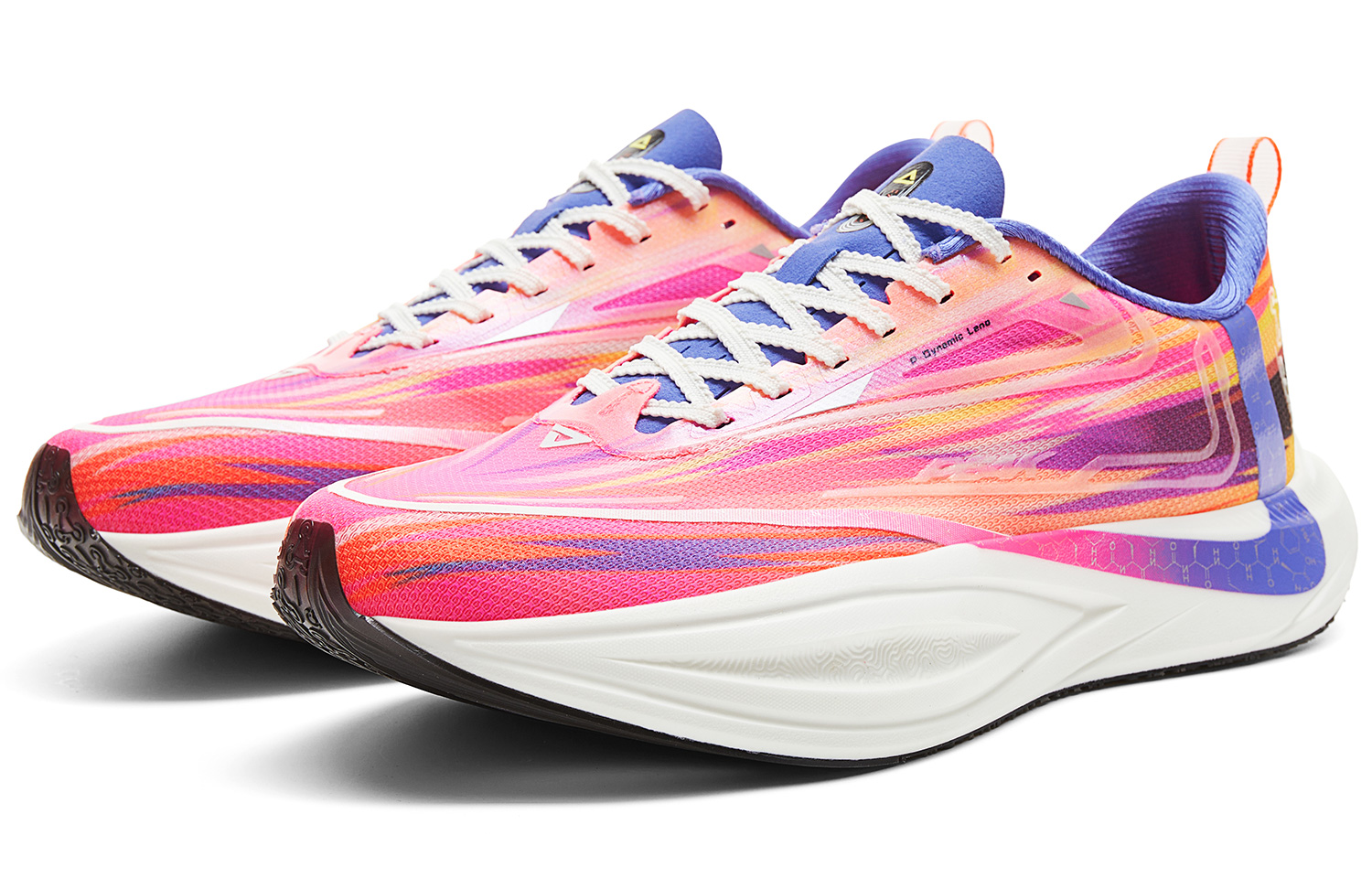PEAK Cushioning Slip Resistant Abrasion Resistant Low top Running Shoes Men’s Rose Red Heather