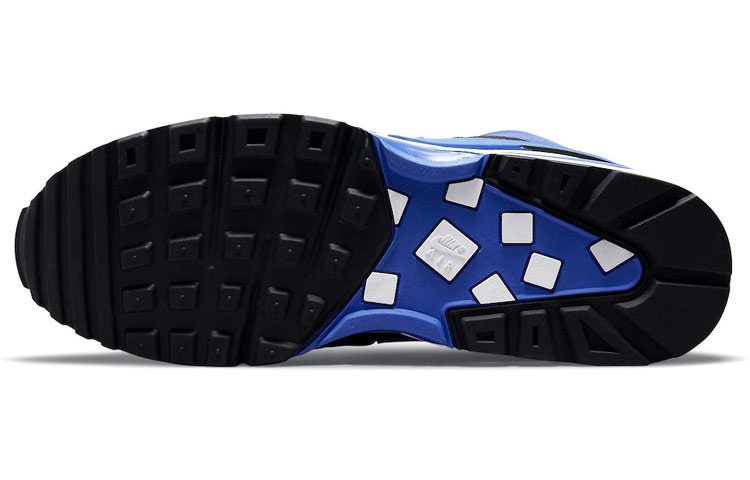 Мужские кроссовки Nike Air Max BW Persian Violet (черно-бело-синие) — Чёрный / белый / синий — фото 6