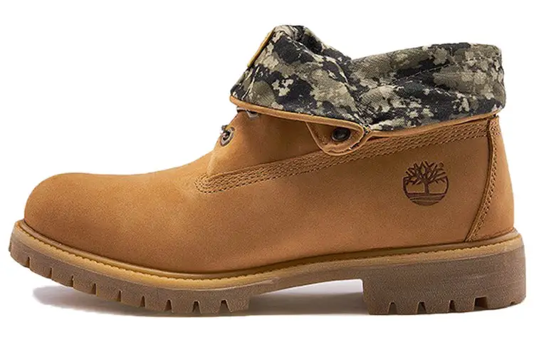 Timberland Roll Top Premium Boots Basic 'Wheat Olive Green Camouflage'