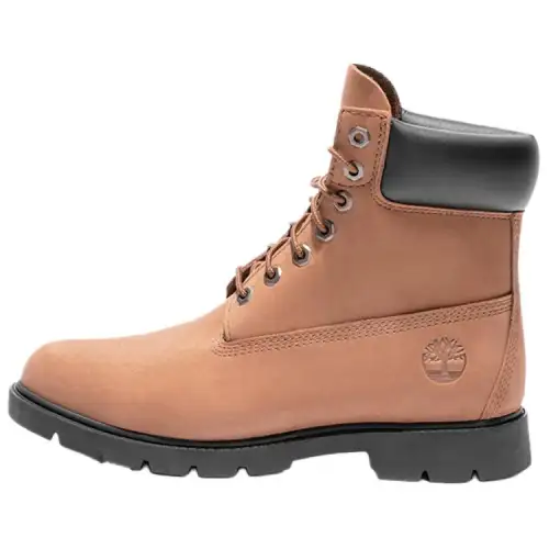 Timberland 6 Inch Top Grain Cow Leather Abrasion Resistant Short Outdoor Boots Men's Umber