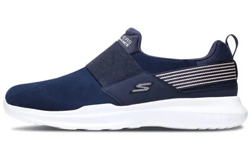 Skechers Go Run Mojo Comfortable Fabric Low top Running Shoes Men's Army Blue