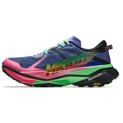 Anta Slip Resistant, Abrasion Resistant, Breathable Low top Casual Running Shoes Women's Blue Pink Green