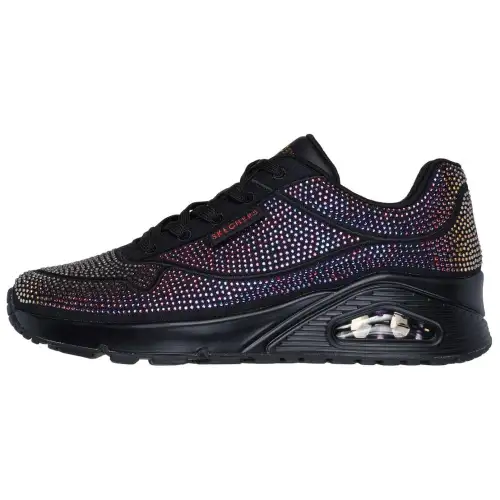Skechers Uno Low top Casual Running Shoes Women's Black