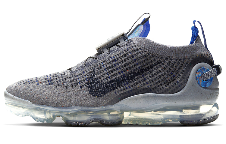 Nike Air VaporMax 2020 Flyknit Particle Grey Dark Obsidian Racer Blue
