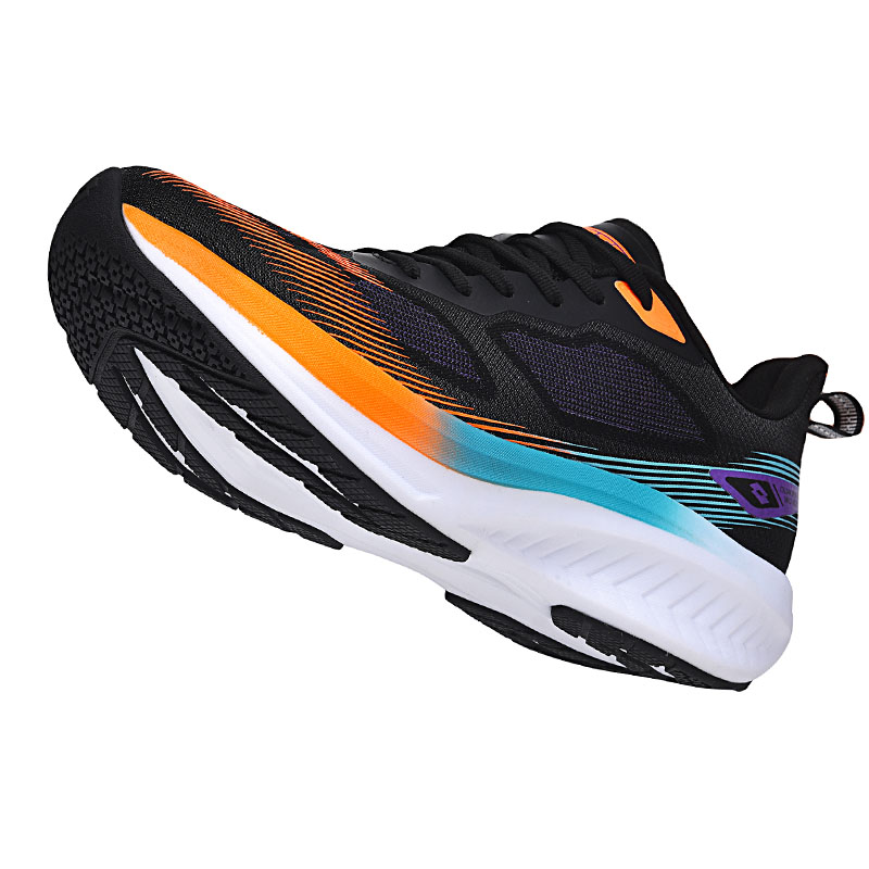 LOTTO Running Shoes Men’s Low Top Black/Orange/Blue