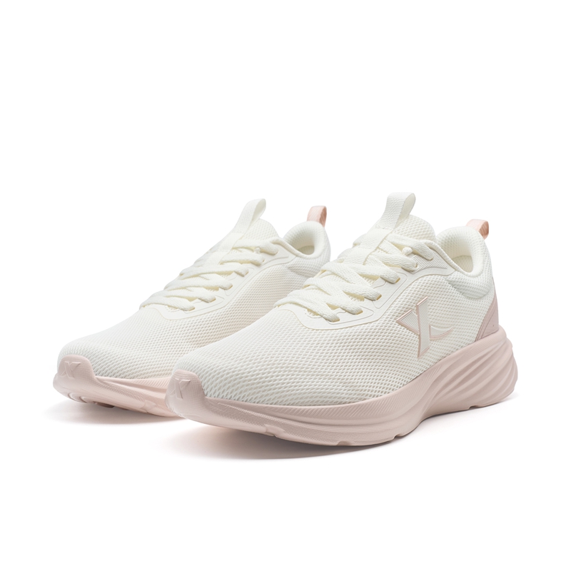 XTEP Feather Escape Low top Casual Running Shoes Women’s Sail White Light Pink