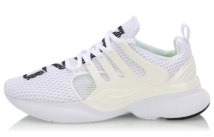 Li Ning Crazy Run X Breathable Cushioning Low top Running Shoes Women's White