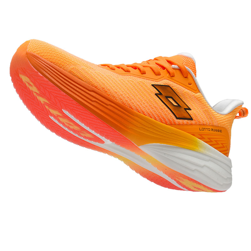 LOTTO Cushioning Abrasion Resistant Breathable Low top Carbon Plate Running Shoes Men’s Neon Orange
