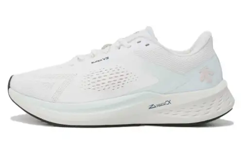 DESCENTE ENERZITE SUPER V3 Mesh Cushioning Breathable Support Low top Running Shoes Unisex Beige