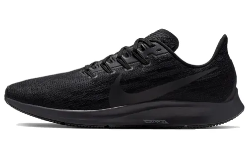 Nike Pegasus 36 Pegasus 36 comfortable solid color mesh shock-absorbing non-slip wear-resistant breathable low-top casual running shoes men's black