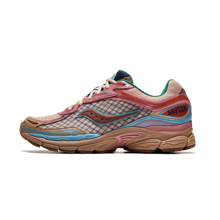 Кеды Saucony Pro Grid Omni 9 JAE TIPS (розово-белые)