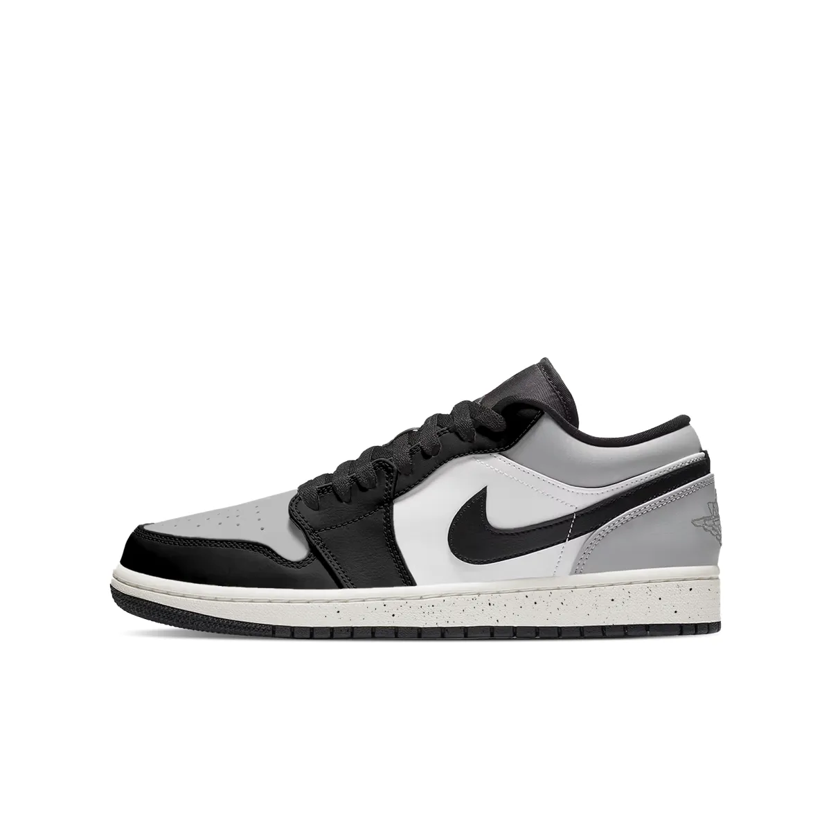 Jordan Air Jordan 1 Low top Vintage Basketball Shoes Unisex Black White Gray