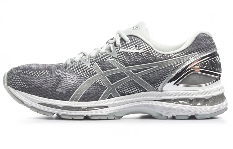Asics GEL Nimbus 20 Comfortable Abrasion Resistant Abrasion Resistant Low top Running Shoes Men's Silver White