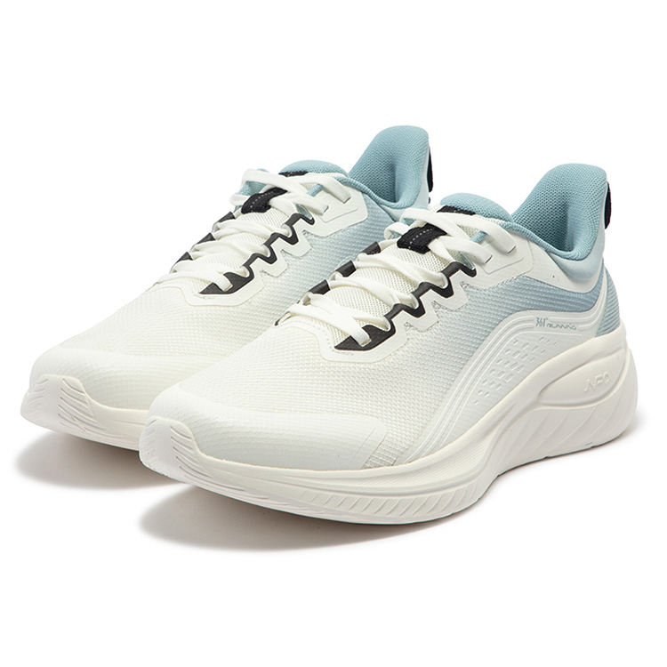 361° Slip Resistant Abrasion Resistant Low top Running Shoes Men’s White Blue