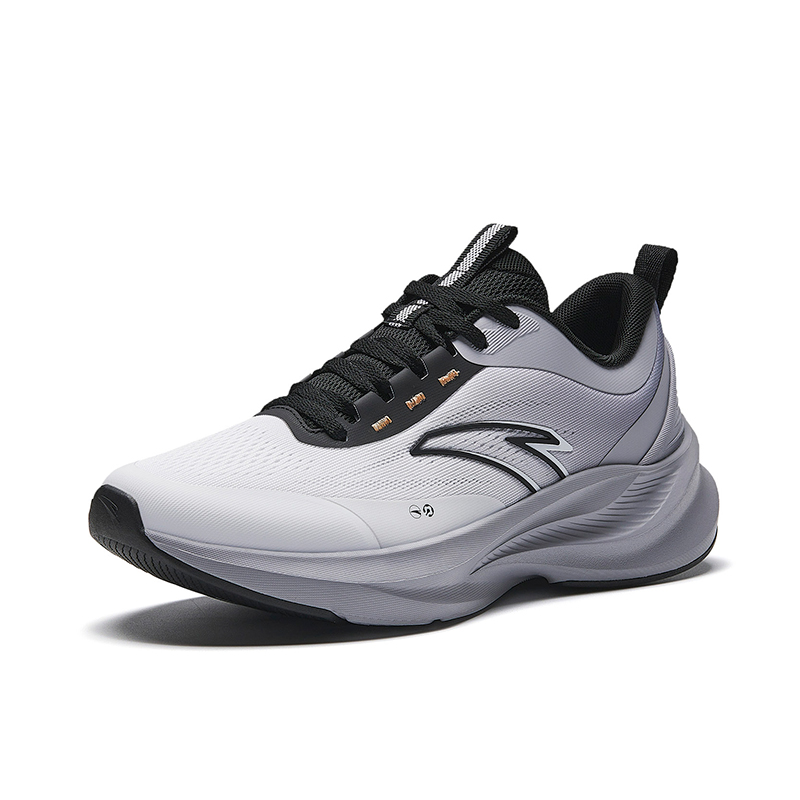 Anta Fabric Slip Resistant Abrasion Resistant Low top Running Shoes Men’s Gray