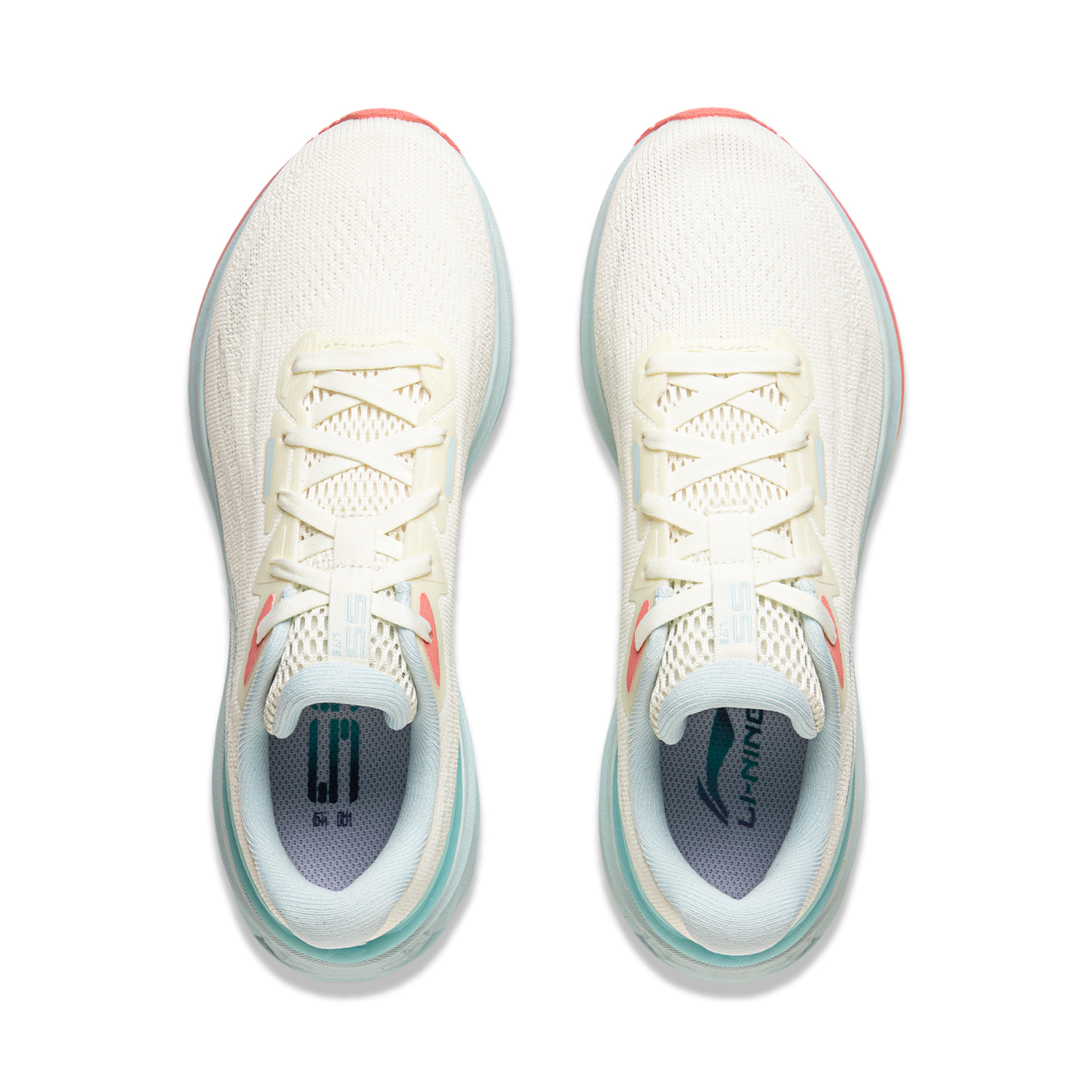 Li Ning My Leap 3.0 Cushioning Breathable Low top Casual Sprint Running Shoes Women’s Ecru