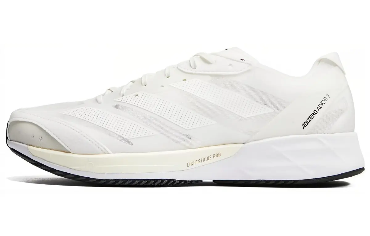 Adidas Adizero Adios 7 Mesh Cushioning Slip Resistant Abrasion Resistant Breathable Low top