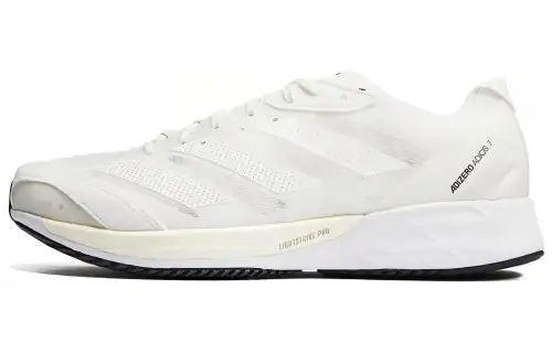 Adidas Adizero Adios 7 Mesh Cushioning Slip Resistant Abrasion Resistant Breathable Low top