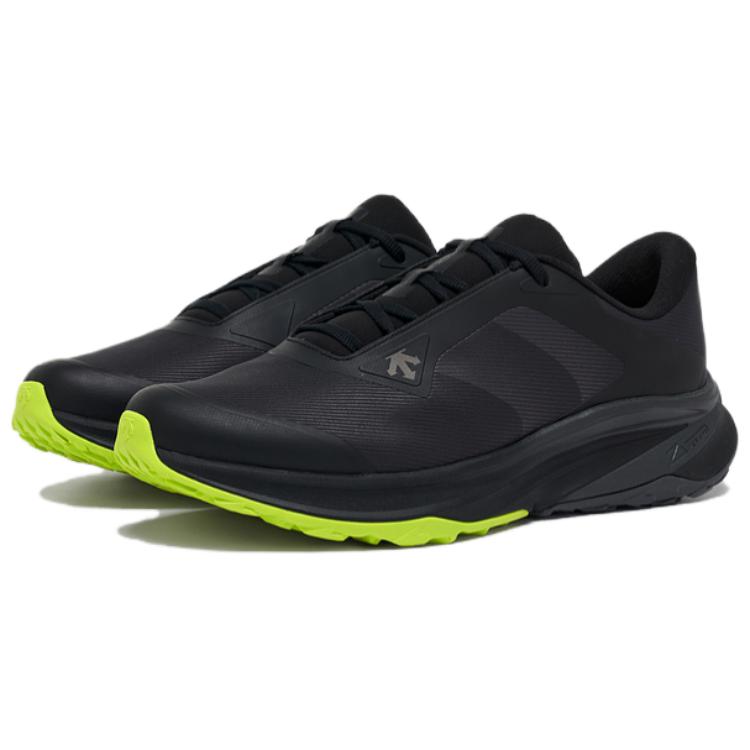 DESCENTE Slip Resistant Abrasion Resistant Low top Casual Training City Commuting Running Shoes Men’s Black