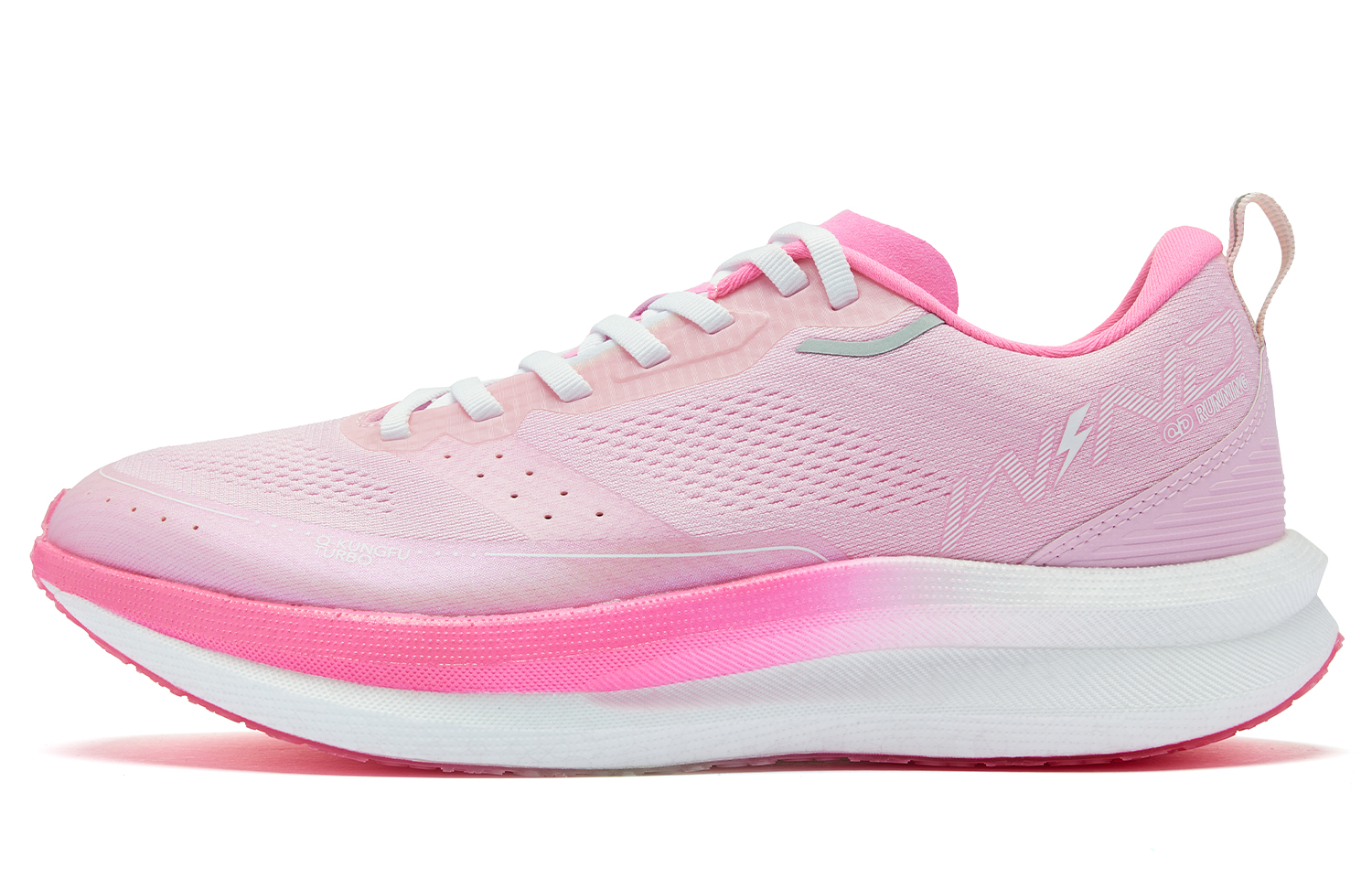 QIAODAN Strong Wind SE Cushioning Slip Resistant Abrasion Resistant Low top Running Shoes Women’s Pink