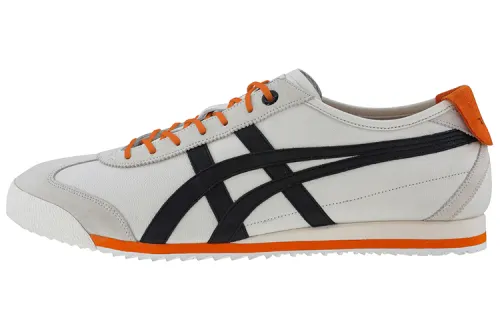 Onitsuka Tiger Onitsuka Tiger MEXICO 66 SD comfortable retro leather wear-resistant low-top running shoes men and women same style gray black orange