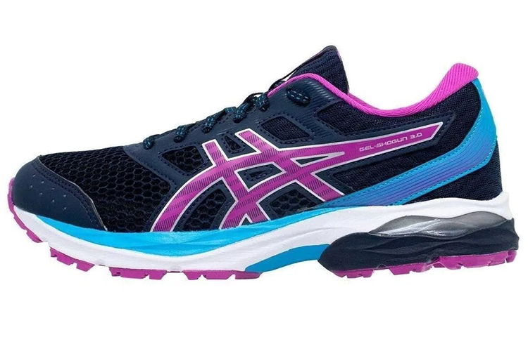 ASICS Gel Shogun 3 Running Shoes Women's Low Top Blue/Purple