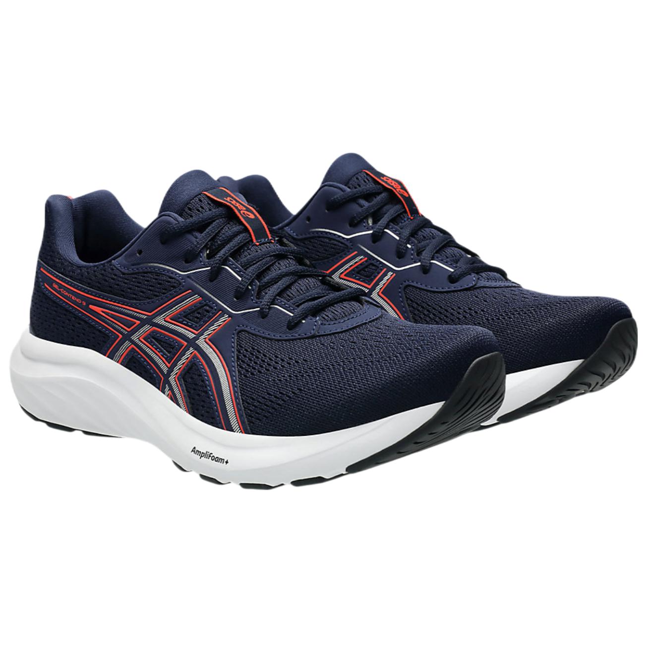 Asics GEL CONTEND 9 Abrasion Resistant Support Low top Marathon Running Shoes Unisex Blue