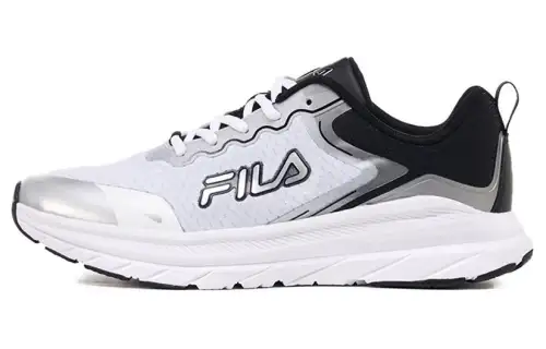 FILA Comfortable And Trendy Abrasion Resistant, Breathable, Lightweight Low top Running Shoes Men's White