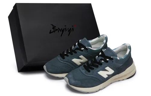 New Balance NB 997R Slip Resistant Low top Running Shoes Unisex Blue White