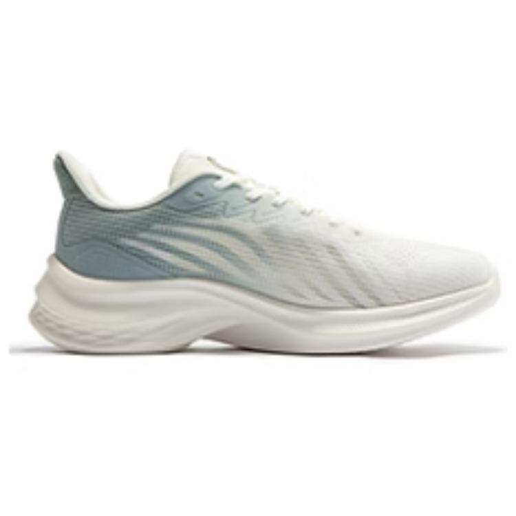 361° Slip Resistant Abrasion Resistant Slip Resistant Abrasion Resistant Low top Casual Running Shoes Men’s White Green