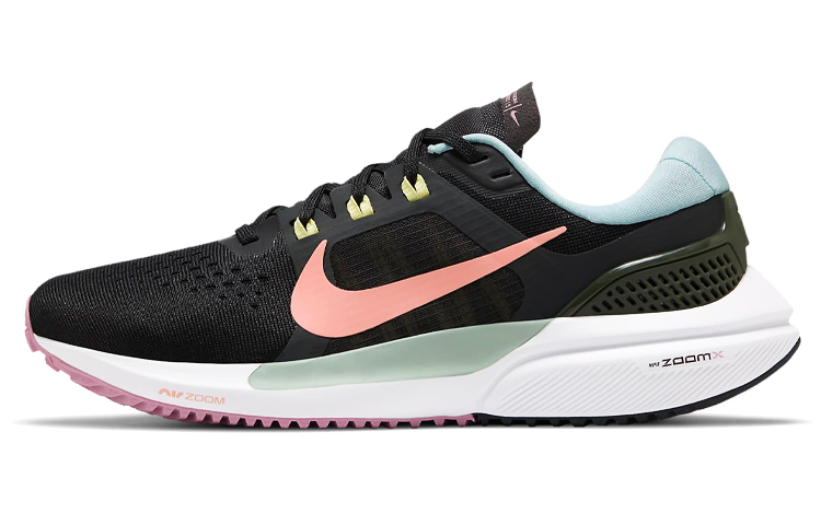 Женские кроссовки Nike Nike Air Zoom Vomero 15 (черный / розовый / зеленый)
