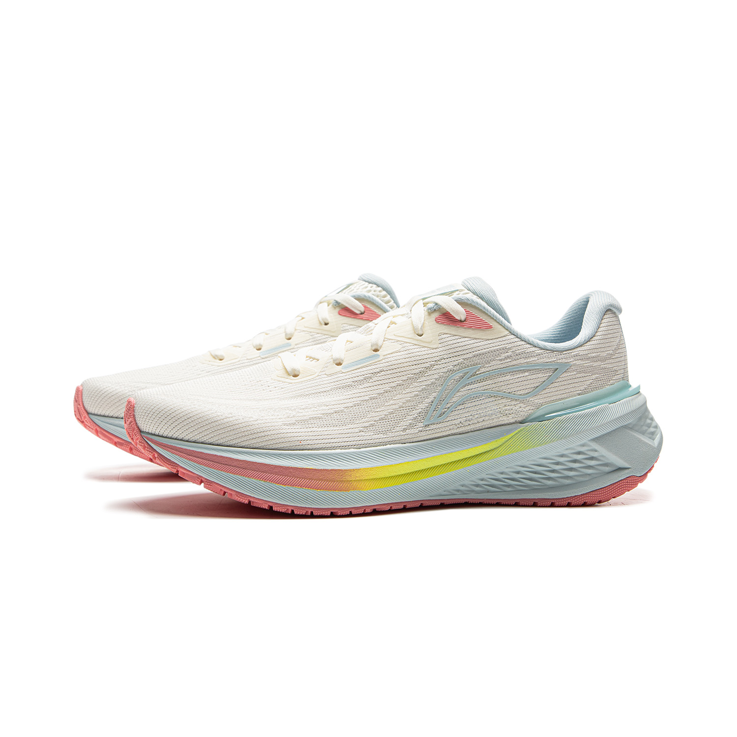 Li Ning My Leap 3.0 Cushioning Breathable Low top Casual Sprint Running Shoes Women’s Ecru