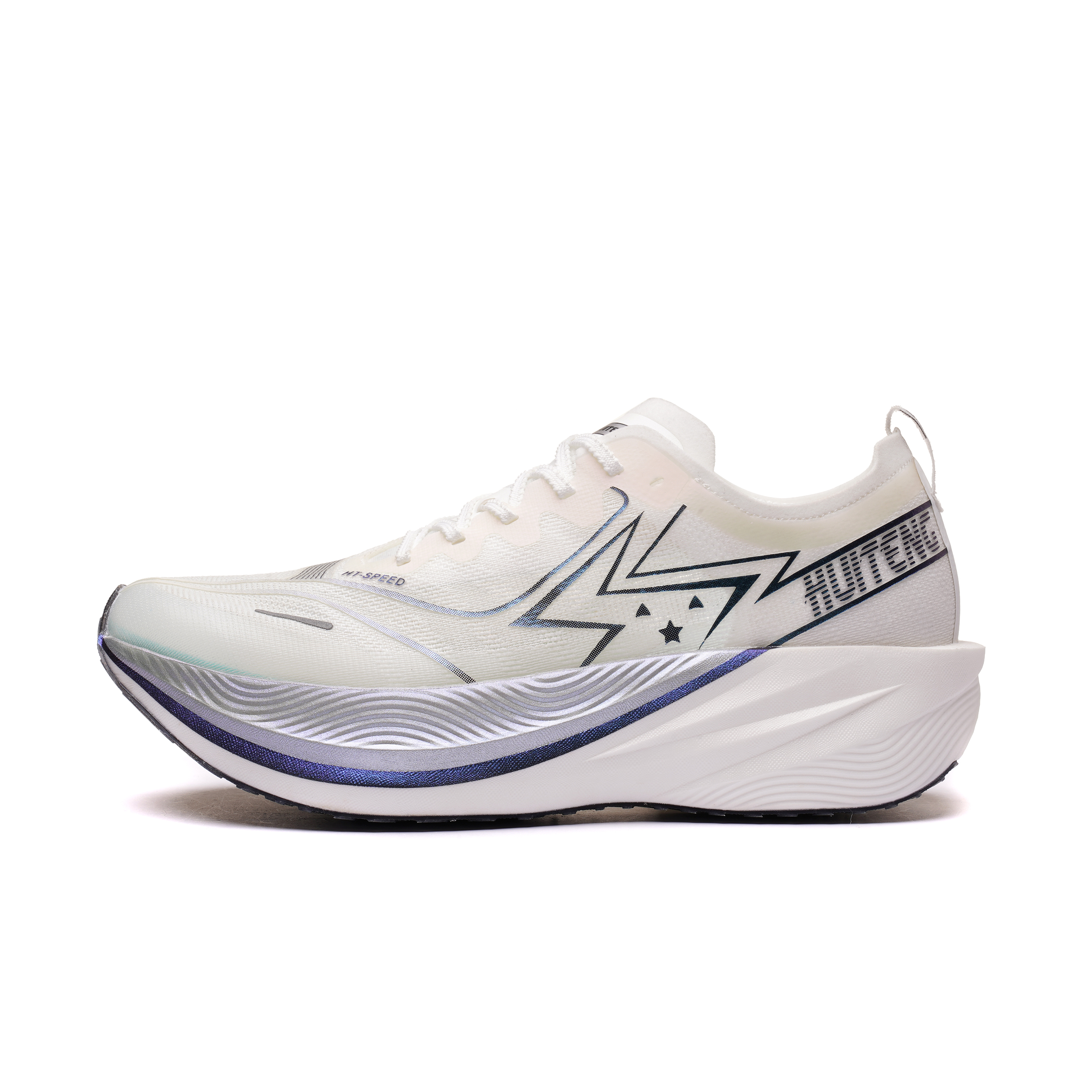 HUITENG Running Shoes Unisex White Feather In The Wind