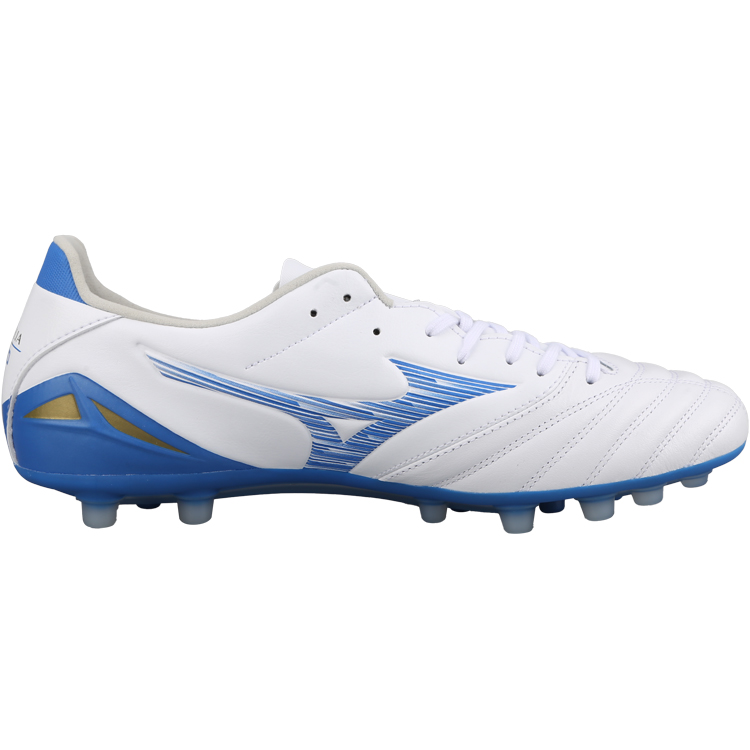 Mizuno Morelia Neo 4 AG Rubber Short Studs Cushioning Coverage Soccer Shoes Men’s White Blue