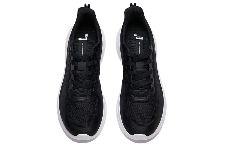 Anta Cushioning Breathable Abrasion Resistant Slip Resistant Low top Running Shoes Men’s Black