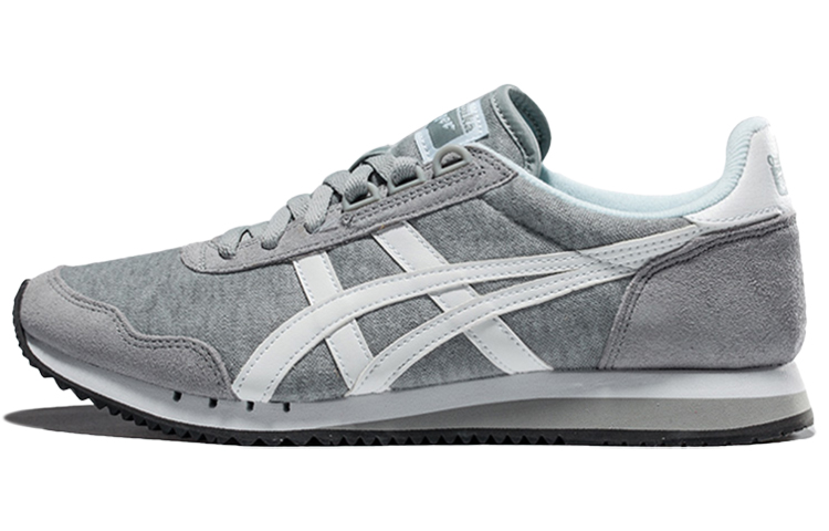 Onitsuka Tiger Dualio Cushioning Slip Resistant Abrasion Resistant Low top Casual Shoes Unisex Gray White