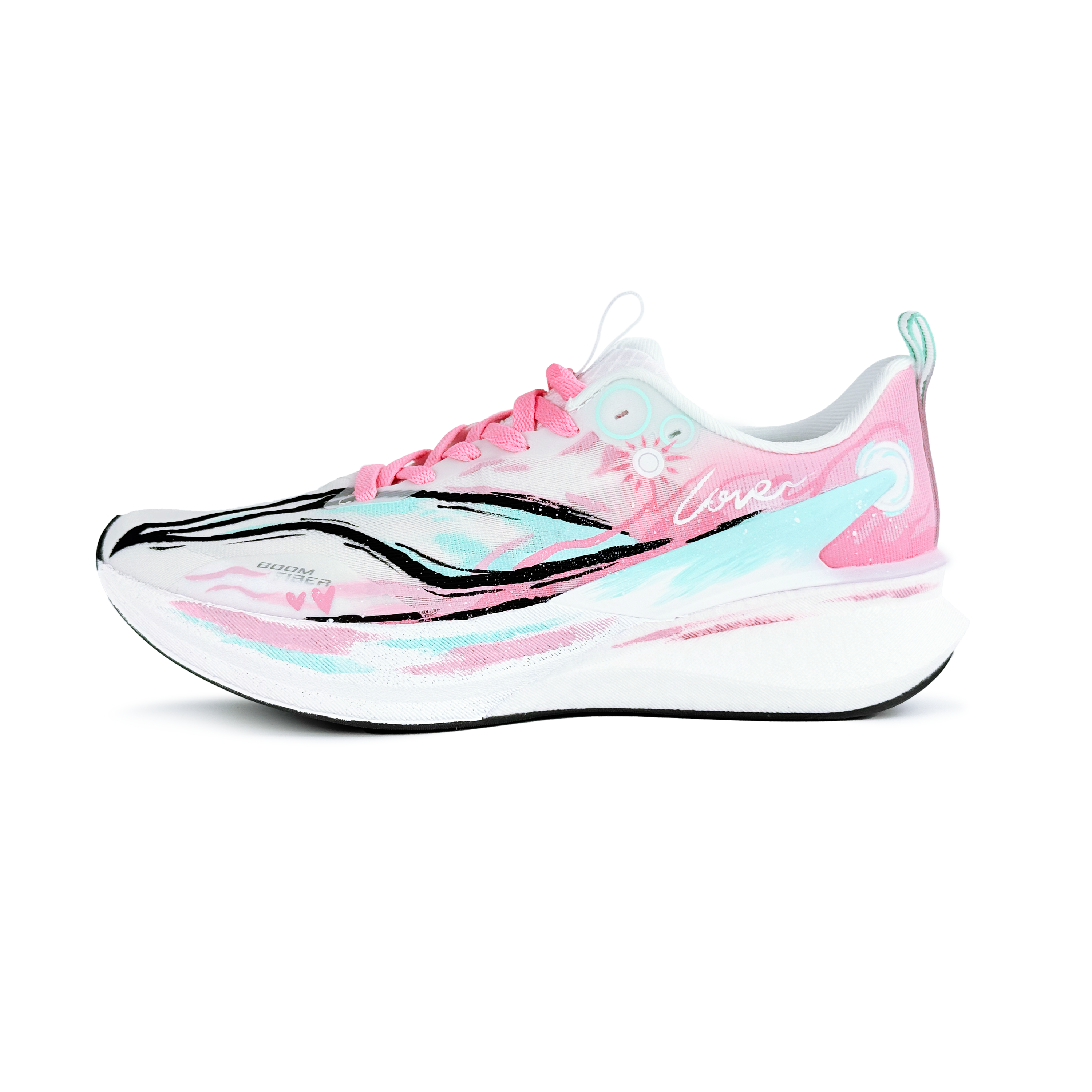 Li Ning Red Hare 8PRO Running Shoes Unisex Low Top Pink/Blue/Black