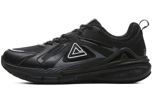 PEAK Cushioning Rebound Low top Running Shoes Men's Cosmic Black