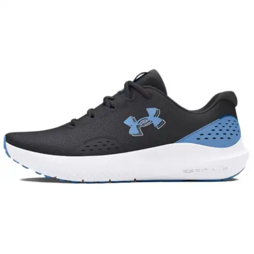 Under Armour Surge 4 Breathable Support Lightweight Low top Casual Running Shoes Men's Black Blue